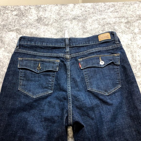 Levis Jeans Womens Size 16 Bootcut 512 Perfectly Slimming Stretch Flap Pockets - Picture 5 of 10
